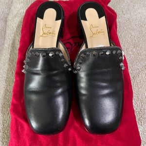 Christian Louboutin studded Barry mules